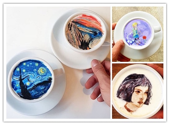 Kahve Süsleme İşini Arşa Çıkaran Sanatçıdan İçmeye Kıyamayacağınız 20 Çalışma