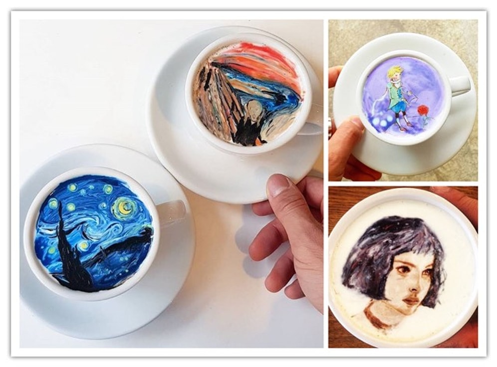 Kahve Süsleme İşini Arşa Çıkaran Sanatçıdan İçmeye Kıyamayacağınız 20 Çalışma