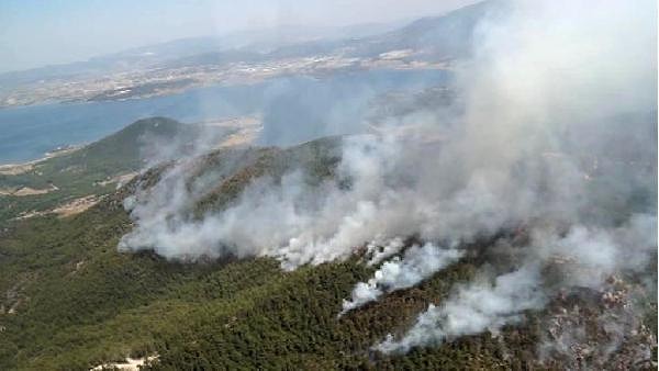 Söndürme çalışmaları devam ediyor