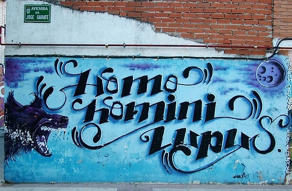 7. Это немного посложнее, но вы справитесь! "Homo homini lupus".