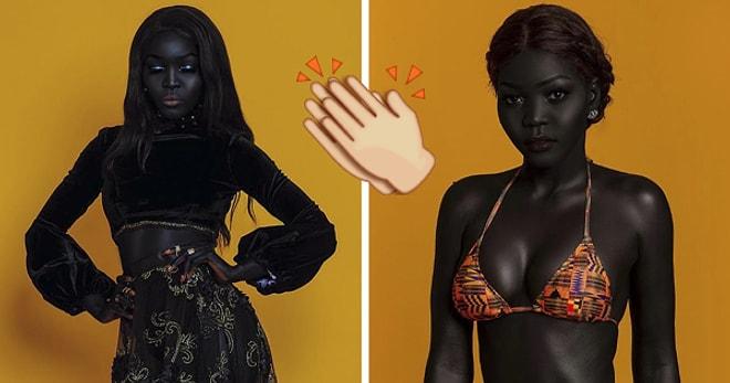 Ten Rengini Gururla Taşıyan 'Karanlığın Kraliçesi' Lakaplı Siyahi Manken: Nyakim Gatwech