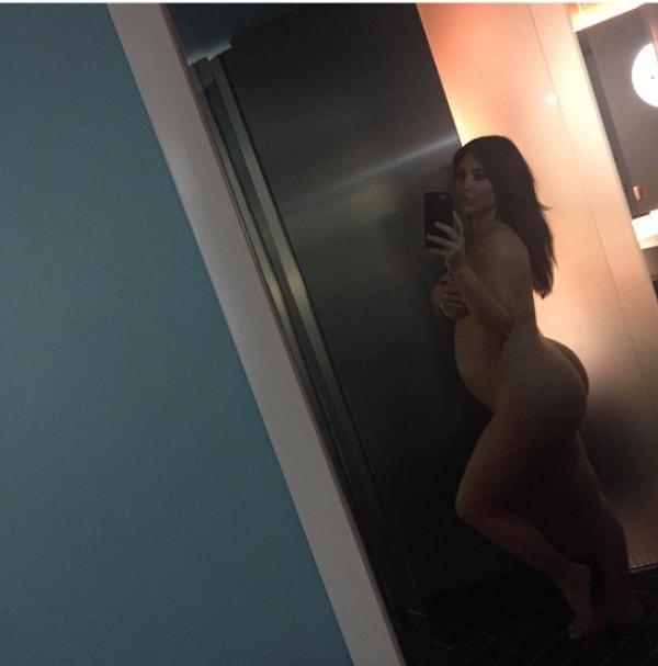 4. Peki sence Kim Kardashian'ın instagramda paylaştığı bu selfie yaklaşık kaç beğeni almıştır?