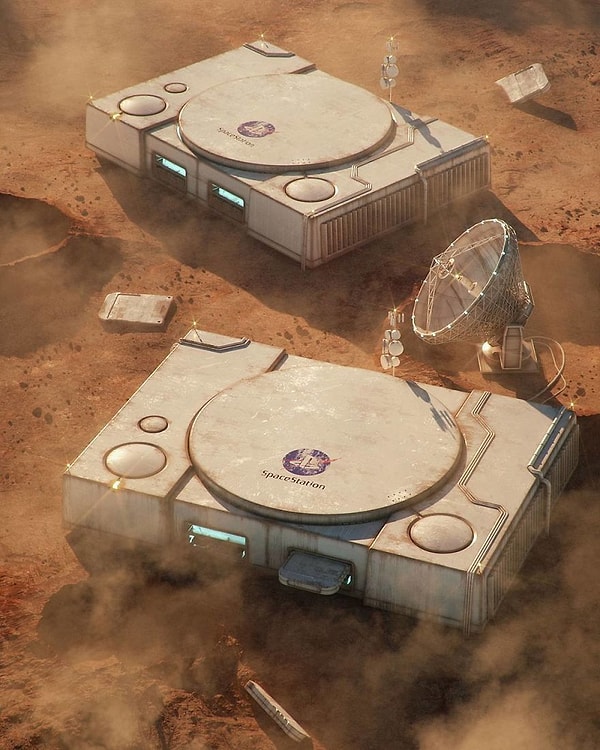9. Как будто марсианская база в виде Playstation.