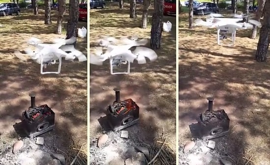 Drone'la Mangal Yakan Yurdum İnsanı