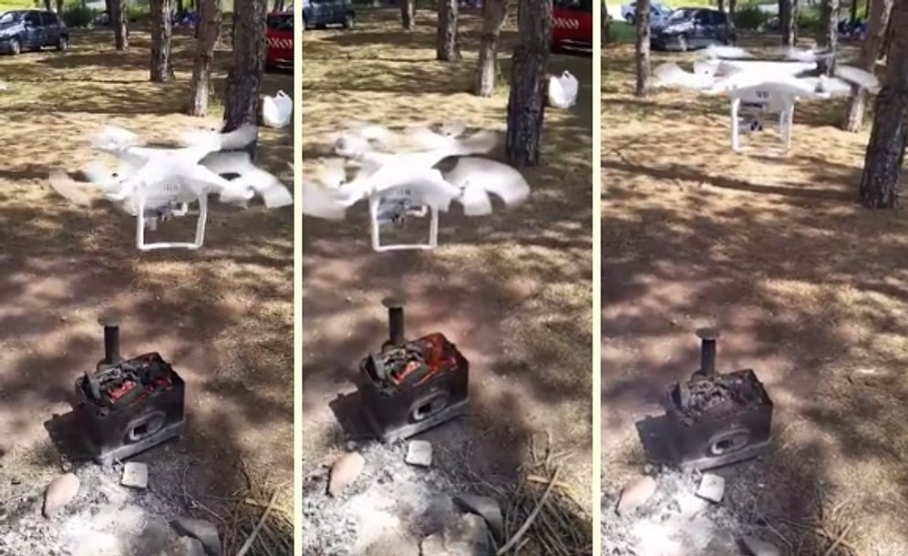 Drone'la Mangal Yakan Yurdum İnsanı