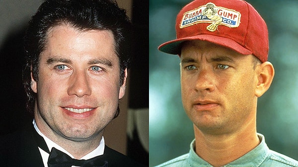 6. Джон Траволта vs Том Хэнкс в "Форресте Гампе"