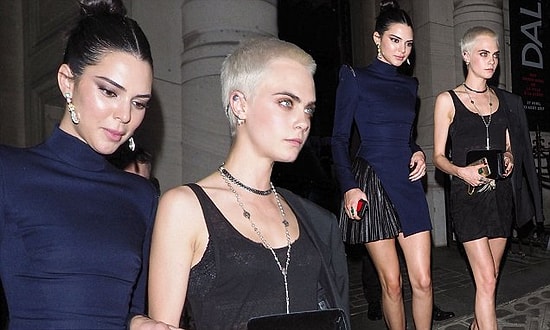 Düşmanlar Çatlasın! Aylardır Ayrı Düşen Kankiler Cara Delevingne ve Kendall Jenner Yine Birlikte