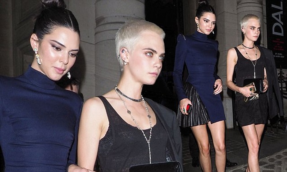 Düşmanlar Çatlasın! Aylardır Ayrı Düşen Kankiler Cara Delevingne ve Kendall Jenner Yine Birlikte