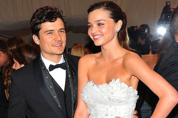 9. Орландо Блум и Миранда Керр