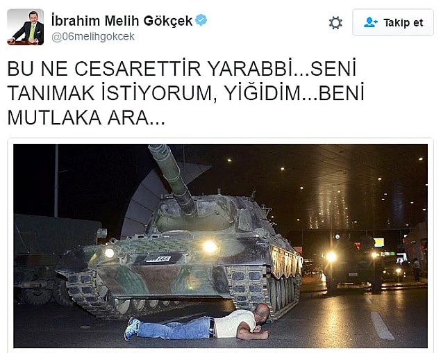 17. "Seni tanımak istiyorum yiğidim, beni mutlaka ara."
