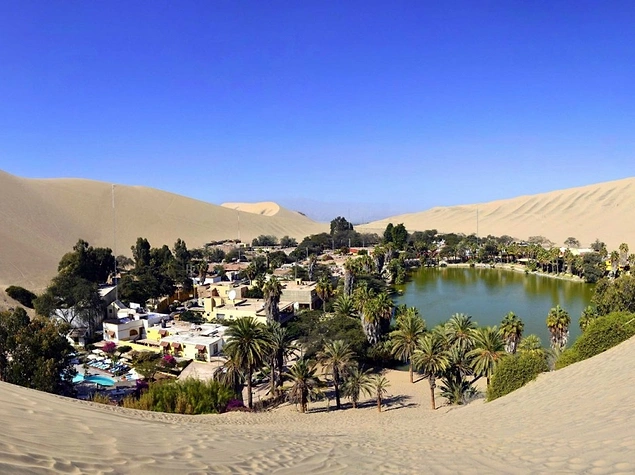 Huacachina, Bir Peru çölü