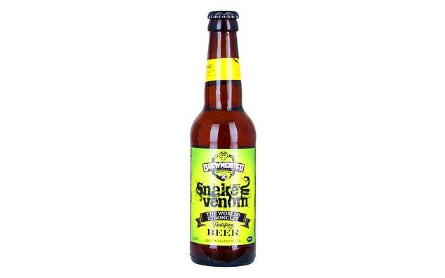 6. Dünyanın en güçlü birası "Snake Venom"