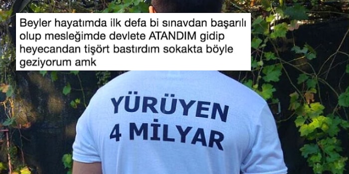 Atandığını Cümle Aleme Duyurmak İçin Tişört Bastıran Gençle Tanışın