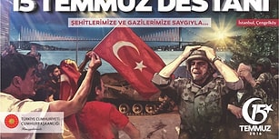 Cumhurbaşkanlığı'nın 15 Temmuz İçin Hazırladığı Afişler Sosyal Medyada Tartışılıyor