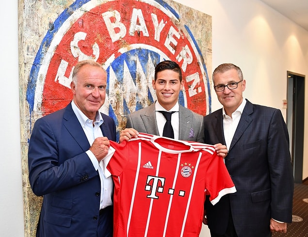 51. James Rodríguez ➡️ Bayern Münih