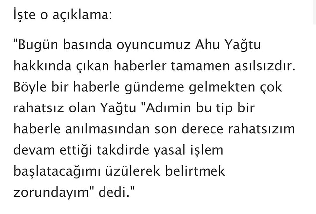 Yağtu'nun ajansı yaptıkları bir açıklama ile bu iddiaları kesin dille yalanladı!