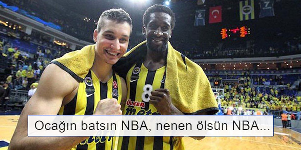 Fenerbahçe, İki Önemli Oyuncusu Bogdanovic ve Udoh'u NBA'e Kaptırdı, Taraftarlar İsyan Etti