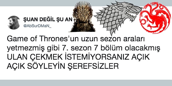 Herkesi Yaklaşan Yeni Sezonunun Havasına Sokacak En Komik 19 Game of Thrones Tweeti