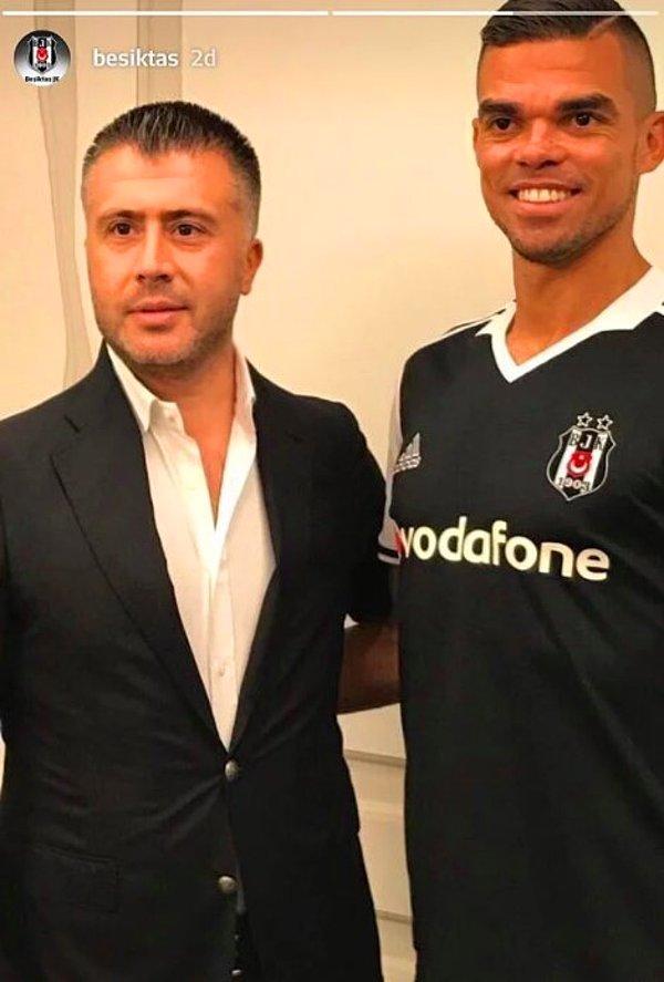 Sonrasında da Pepe'nin Beşiktaş formalı fotoğrafını paylaşarak taraftarlarına müjdeyi vermişti.
