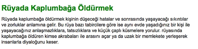 2. Uyanıp, gördüğünüz rüyanın tabirine bakmak.