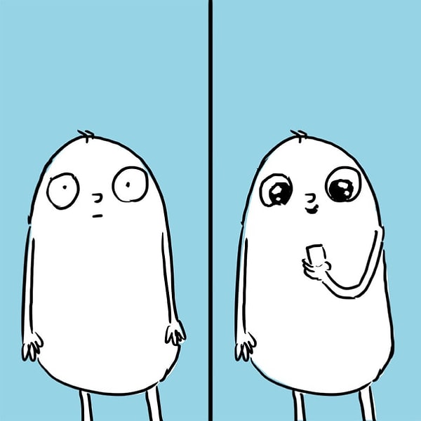 7. Сообщение от этого человека всегда вызывает у вас улыбку