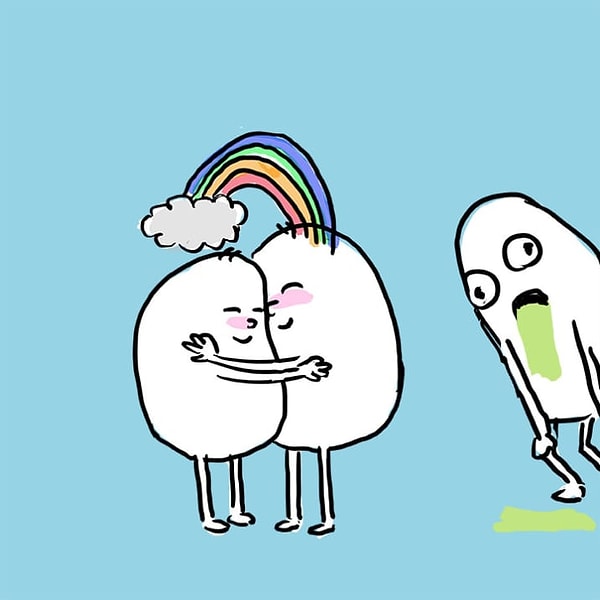 9. И наконец, всех вокруг тошнит от проявлений ваших чувств