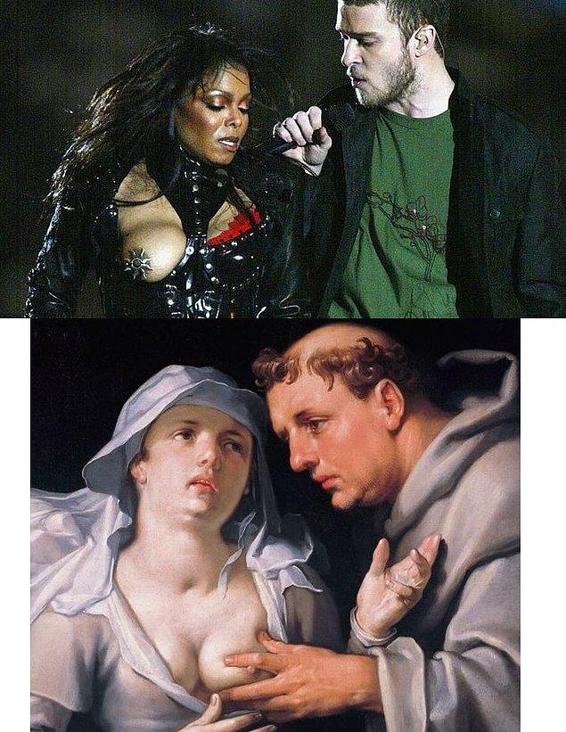 9. Janet Jackson ve Justin Timberlake göğüs açma skandalı - "Keşiş" Sofonsiba Anguissola, 1556