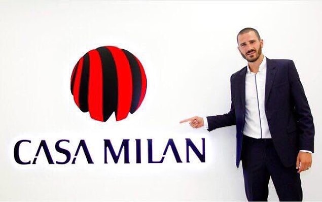 41. Leonardo Bonucci ➡️ AC Milan