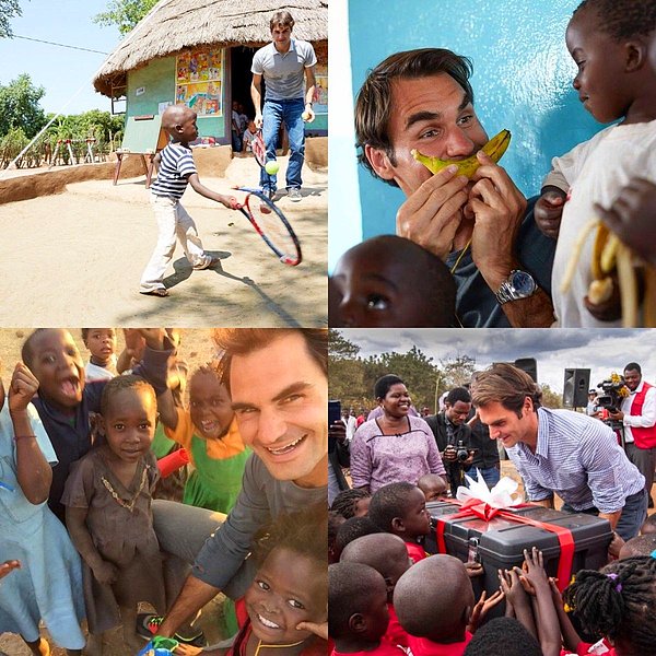 13. Malawi'de tam 81 tane anaokulu açan ünlü tenisçi Federer 👍🏻