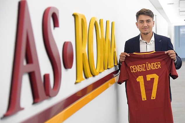 43. Cengiz Ünder ➡️ AS Roma