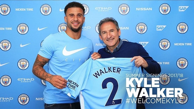 39. Kyle Walker ➡️ Manchester City