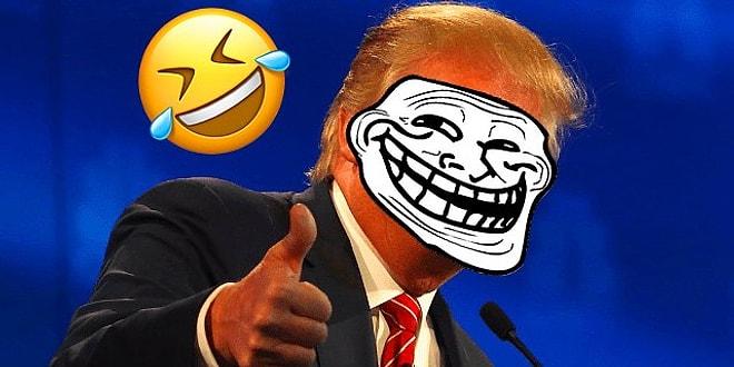 Adeta Dünyayı Trollemeye Gelmiş Olan Trump'la İlgili 17 Güldüren Görüntü