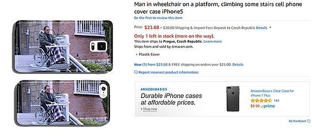 Tekerlekli sandalyede bir adam...