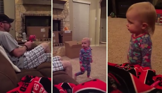 Babasının Oyuncaklarıyla Oynamasını İstemeyen Ufaklık