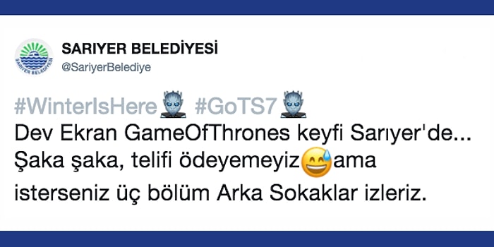 Game of Thrones Çılgınlığına Sosyal Medyada Mizahlarıyla Katılan 26 Kurum ve Marka