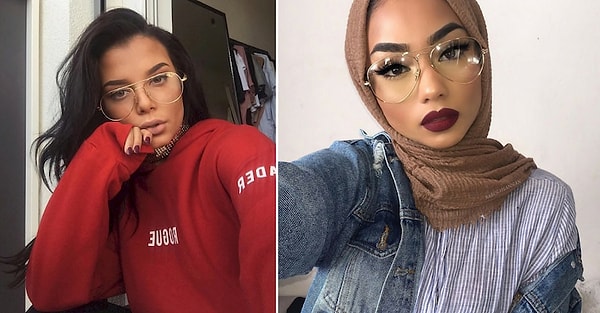 9. Имиджевые очки с огромными линзами