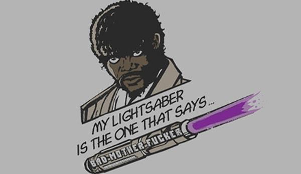 2. Star Wars'ta Mace Windu karakterini canlandıran Samuel L. Jackson, filmde kullandığı ışın kılıcının üstüne "bad mother-fucker" yazdırmış.