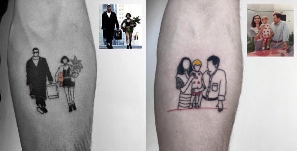 Gorgeous Retro Minimal Tattoo