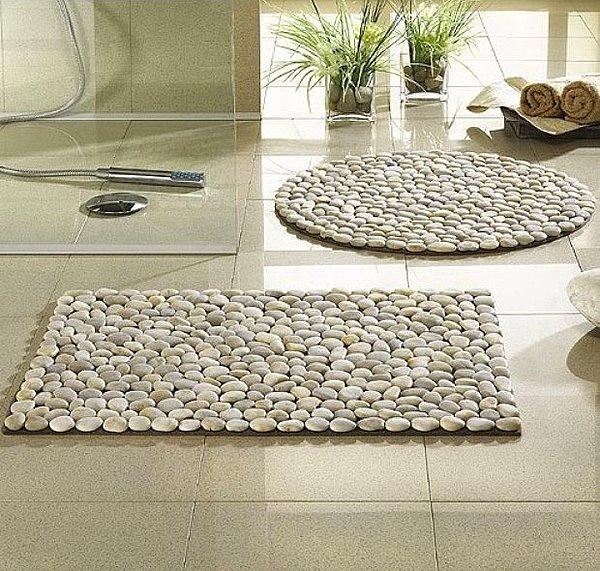 How about a useful mat made of natural stones for your muddy and wet shoes?