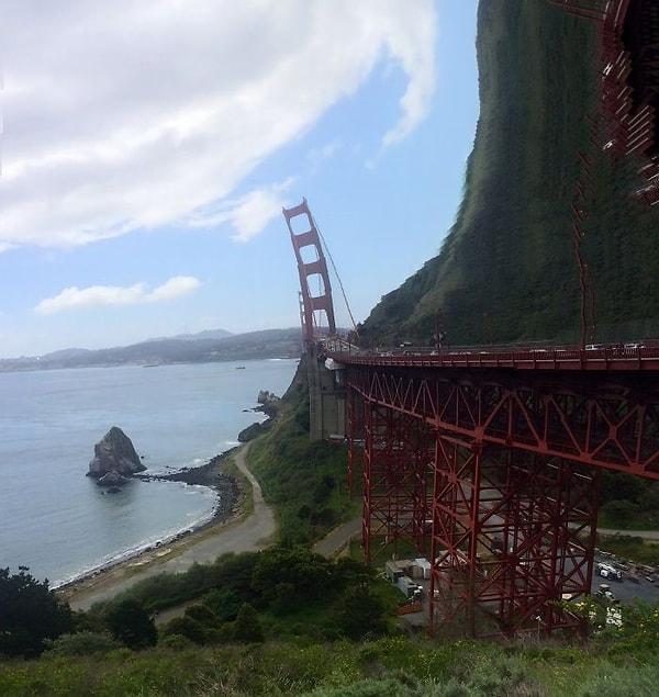 28. Golden Gate bu hallere düşecek köprü müydü?