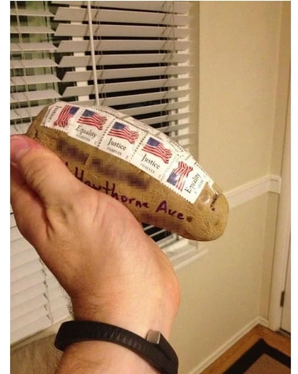 5. "В который раз брат послал мне картошку почтой"