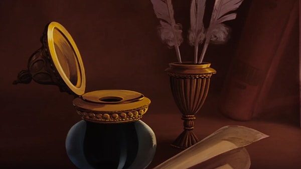 10. Осталось всего ничего. Где вы могли видеть эту чернильницу?