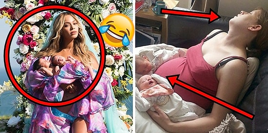 Beyoncé'nin Viral Annelik Fotoğraflarını 'Ellerinden Geldiğince' Canlandıran Komik Anneler