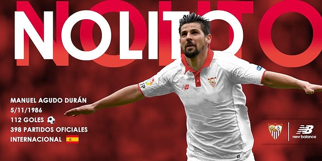 35. Nolito ➡️ Sevilla FC