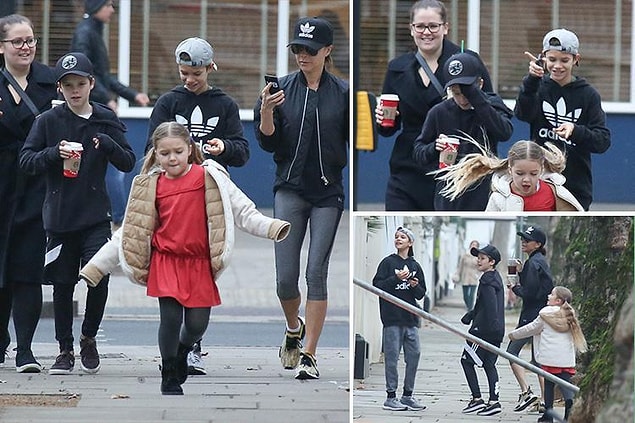 Bu mutlu ailenin en küçük üyesi Harper Beckham doğal olarak annesinin geçmişte bir dünya yıldızı olduğundan haberdar bile değil.
