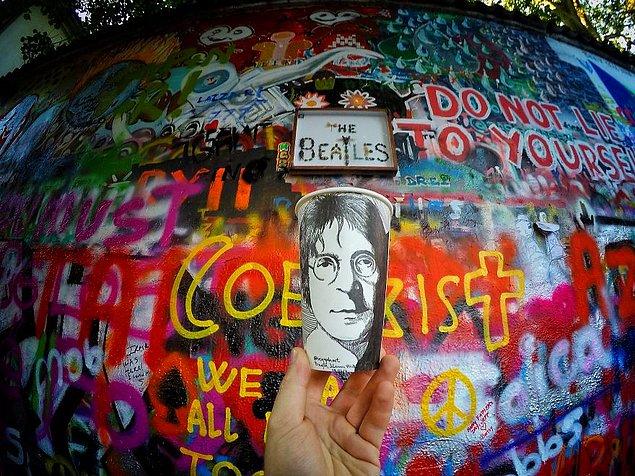 Prag, John Lennon Portresi