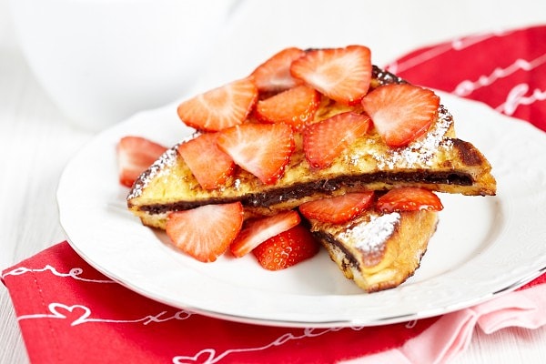 Французские тосты с клубникой!
