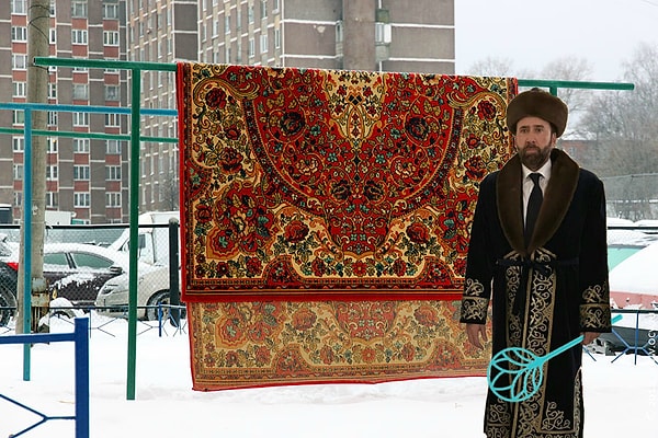 18. Николаса познакомили даже с любимым аттракционом жителей постсоветского пространства