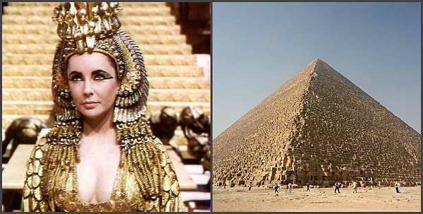 8. Клеопатра жила ближе к нам, чем к великим пирамидам