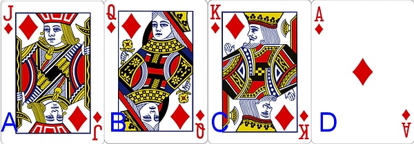 6. То же самое проделайте и с этими четырьмя картами: